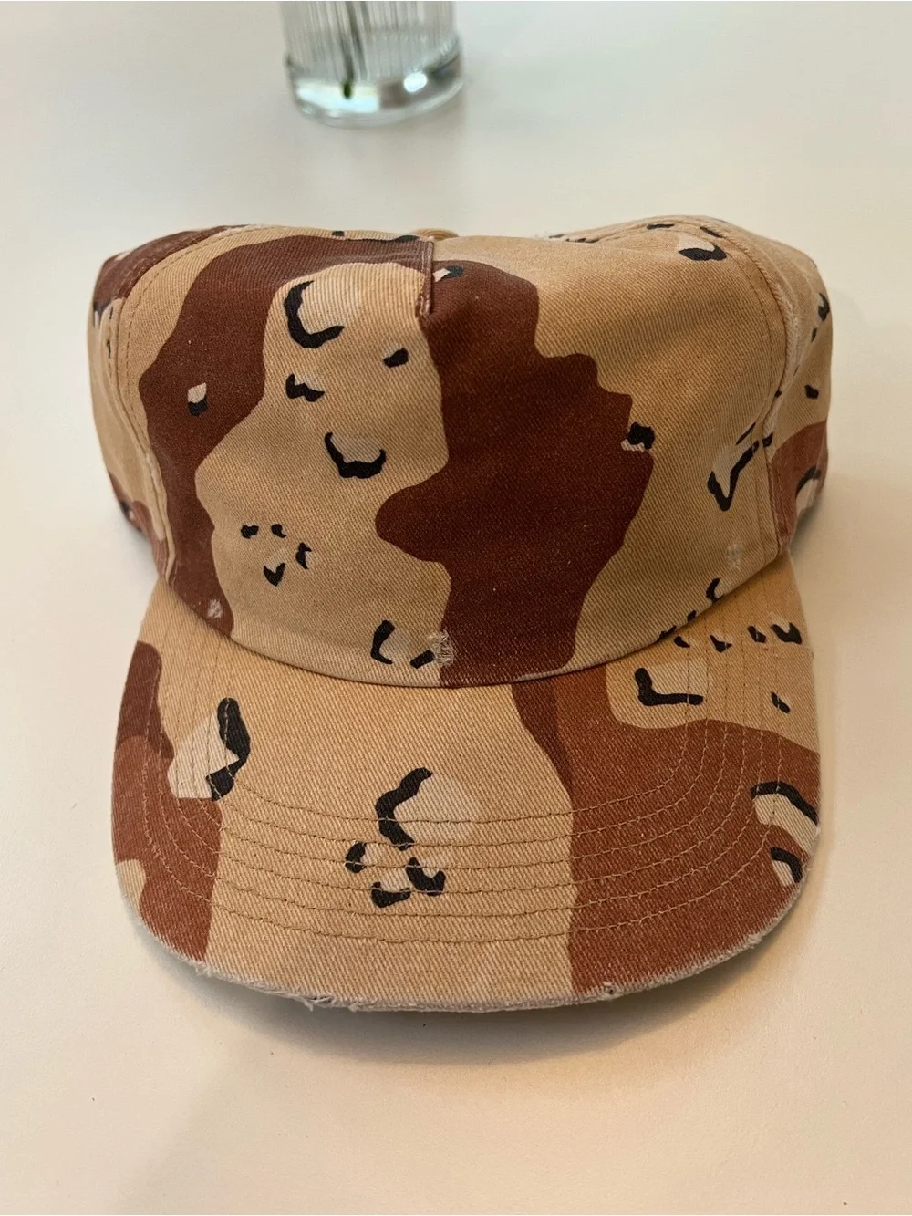 Elwood Camo Distressed Hat